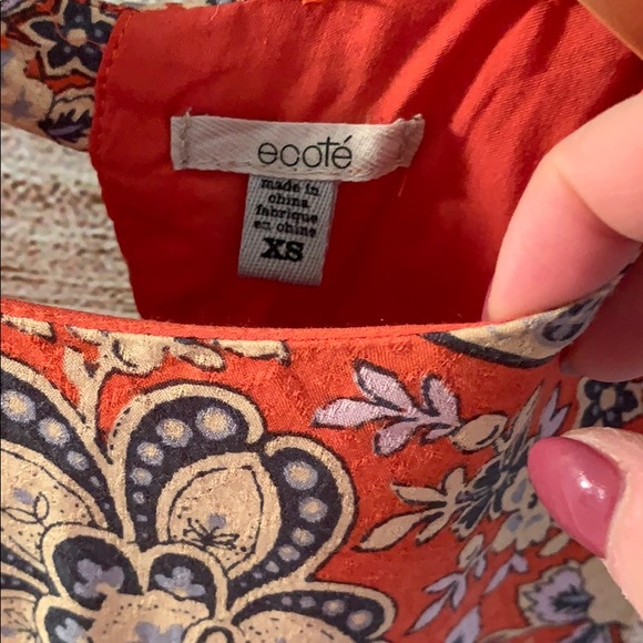 UO Ecoté Guinevere Open Back Frock Dress - Picture 6 of 7